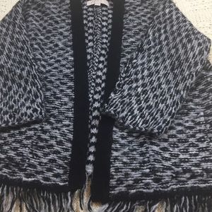 Loft yarn fringe cardigan xsp